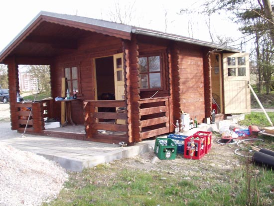 Die Hütte ausgeräumt