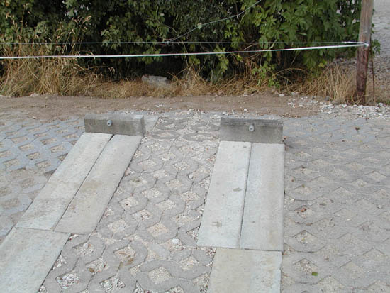 Stopper für die Rollhütte